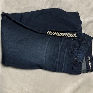 Jeggings with rhinestones